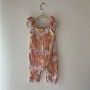 Tie-Dye Sleeveless Baby Romper
